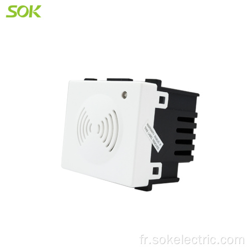 Sonnette de porte modulaire avec lampe interrupteur italien OEM